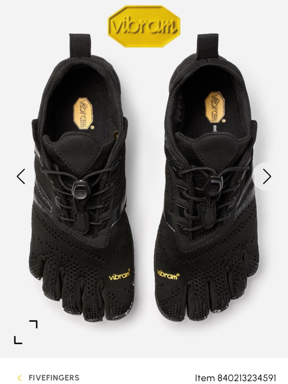 Vibram FiveFingers KMD EVO Women's Black EU 37 New In Box - Picture 5 of 9